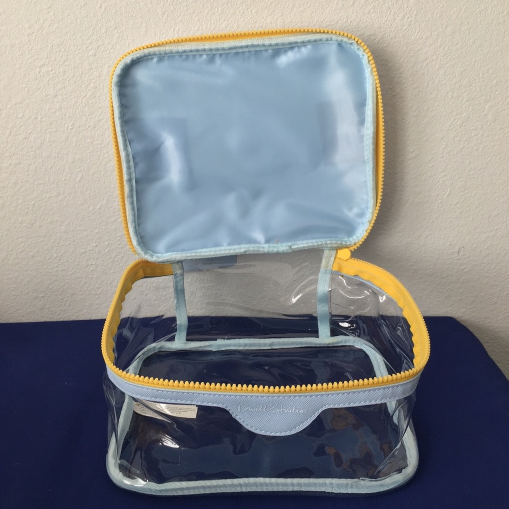 Lemon and Stripe Travel Cosmetic Bag Set - Picture 8 of 16
